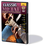 GUITAR PLAY ALONG DVD #8 CLASSIC METAL DVD